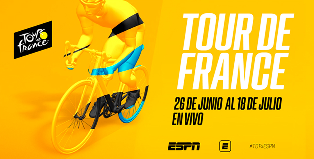 Por ESPN2 y ESPN App Se presenta el Tour de France en CiclismoxESPN