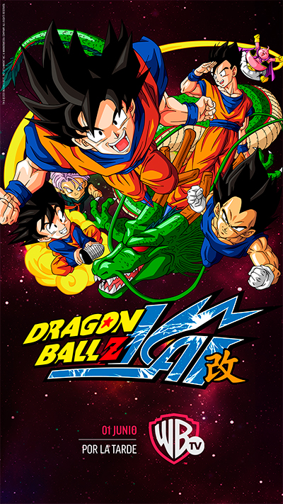 Dragon Ball Z Kai' estreia na Warner em 01/06